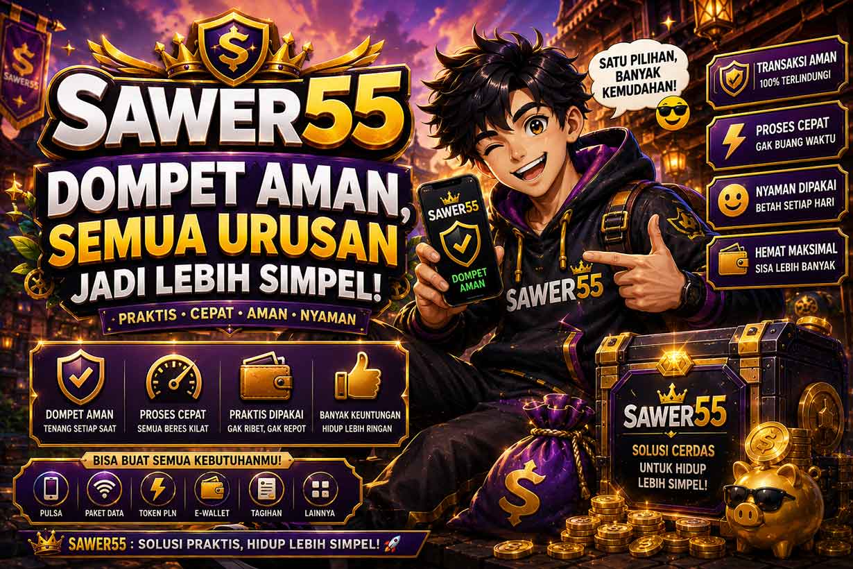 Sawer55 : Dompet Aman, Semua Urusan Jadi Lebih Simpel